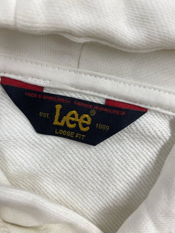 VINTAGE LEE HOODIE LOOSE FIT OFF-WHITE ΓΥΝΑΙΚΕΙΟ L