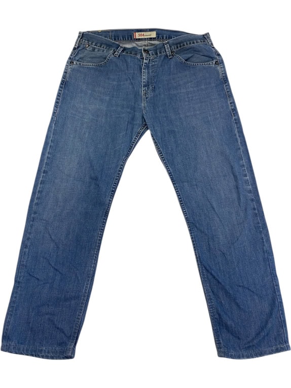 VINTAGE LEVIS 506 STANDARD STRAIGHT JEANS ΜΠΛΕ ΑΝΔΡΙΚΟ W34 L32