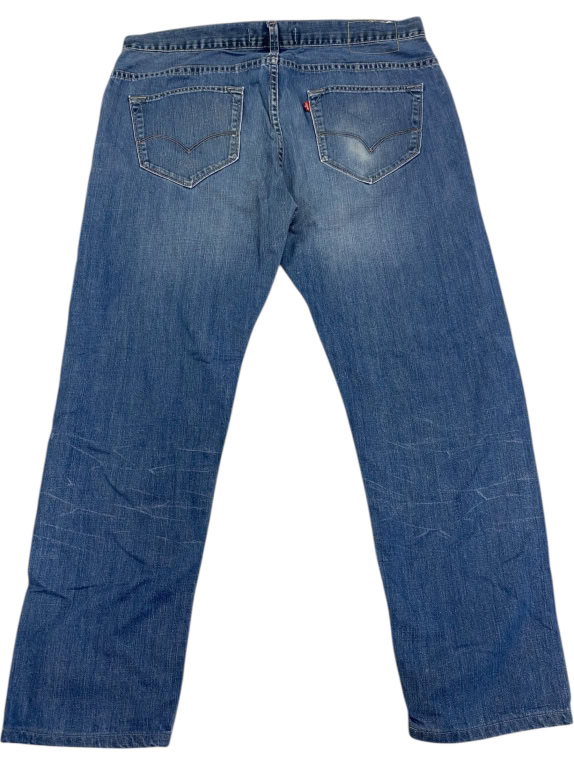 VINTAGE LEVIS 506 STANDARD STRAIGHT JEANS ΜΠΛΕ ΑΝΔΡΙΚΟ W34 L32