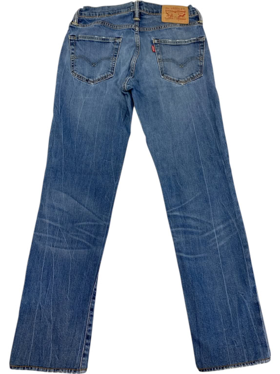 VINTAGE LEVI'S 511 ΤΖΙΝ ΠΑΝΤΕΛΟΝΙ ΣΤΕΝΗ ΓΡΑΜΜΗ ΜΠΛΕ ΑΝΔΡΙΚΟ W34