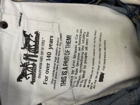 VINTAGE LEVI\'S 519 JEANS SLIM FIT DA UOMO S