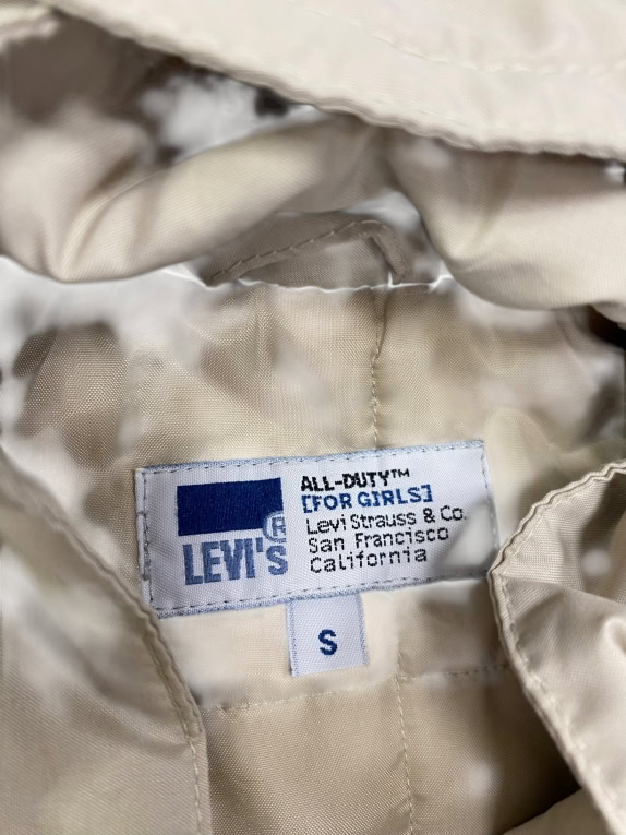 VINTAGE LEVI'S ALL-DUTY JACKET ΜΕ ΚΟΥΚΟΥΛΑ BEIGE ΓΥΝΑΙΚΕΙΟ S