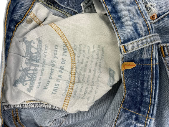 VINTAGE LEVI\'S JEANS UOMO BLU M