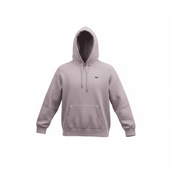 VINTAGE LEVI'S LOGO HOODIE LILAC WOMEN'S XS