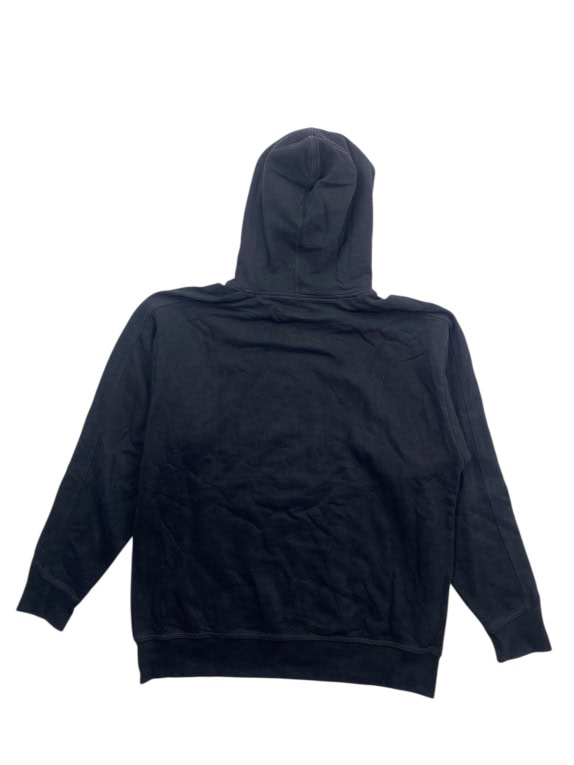 VINTAGE LEVI\'S FELPA CON CAPPUCCIO LOGO NERA DA UOMO S/M