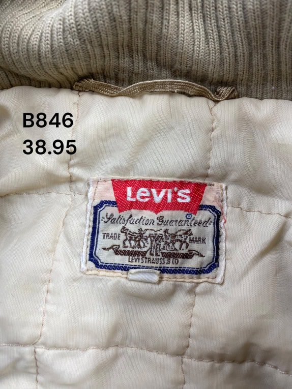 VINTAGE LEVIS FIELD JACKET KHAKI MENS XXXXX