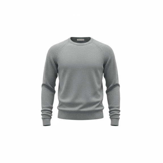 VINTAGE LEVI'S KNITTED SWEATER SLIM FIT GREY MEN'S L