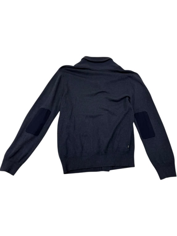 VINTAGE LEVI\'S cardigan lavorato a maglia con collo sciallato da uomo blu L