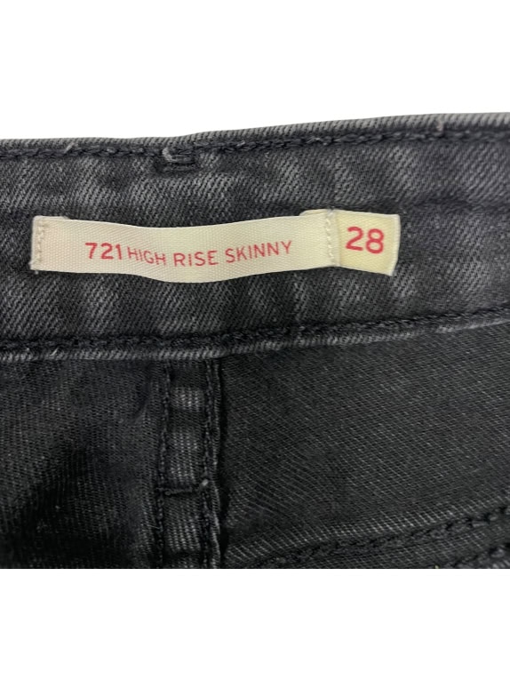 VINTAGE LEVI'S ΤΖΙΝ ΠΑΝΤΕΛΟΝΙ 721 HIGH RISE SKINNY ΓΥΝΑΙΚΕΙΟ S