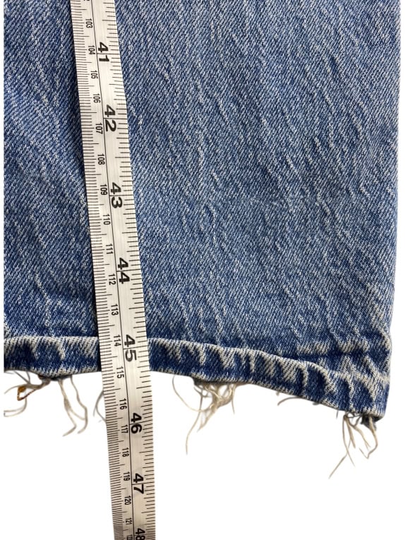 VINTAGE LEVIS ΤΖΙΝ ΠΑΝΤΕΛΟΝΙ DISTRESSED ΜΠΛΕ ΑΝΔΡΙΚΟ 33