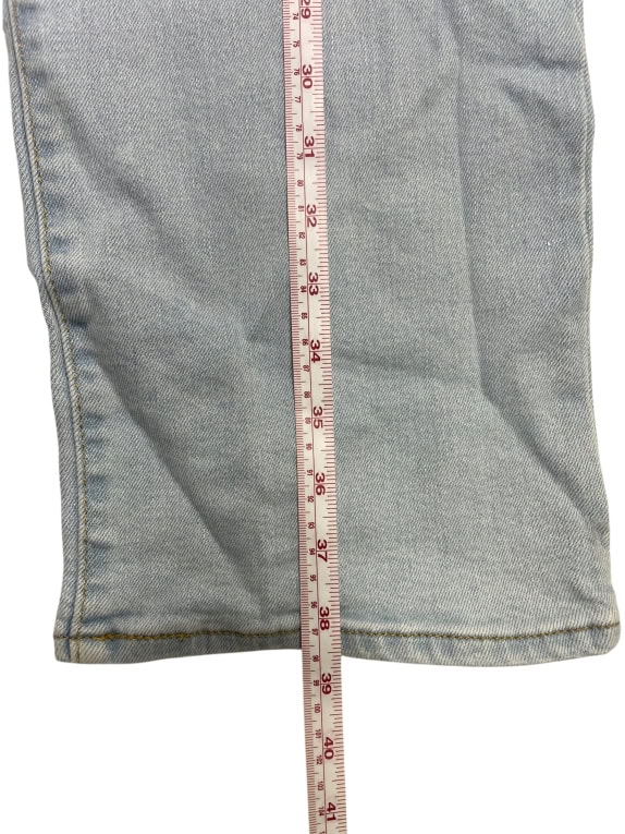 VINTAGE WOMEN'S LEVI'S RIBCASE STRAIGHT ANKLE DENIM JEANS L