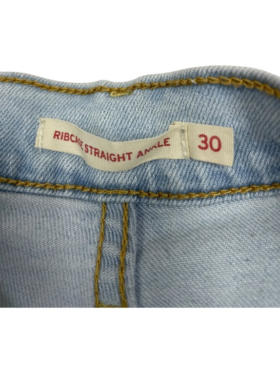 VINTAGE WOMEN'S LEVI'S RIBCASE STRAIGHT ANKLE DENIM JEANS L