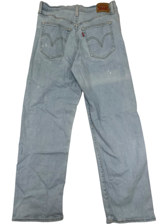 VINTAGE WOMEN'S LEVI'S RIBCASE STRAIGHT ANKLE DENIM JEANS L
