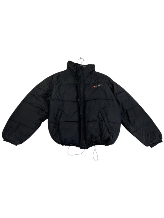 VINTAGE LOTTO ΜΑΥΡΟ PUFFER ΜΠΟΥΦΑΝ S