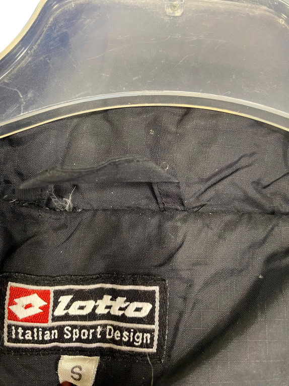 VINTAGE LOTTO ΜΑΥΡΟ PUFFER ΜΠΟΥΦΑΝ S