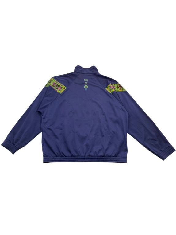 VINTAGE LOTTO "BORIS BECKER" ΖΑΚΕΤΑ ΜΕ ΓΕΩΜΕΤΡΙΚΑ ΣΧΕΔΙΑ ΜΠΛΕ ΑΝΔΡΙΚΗ XXL