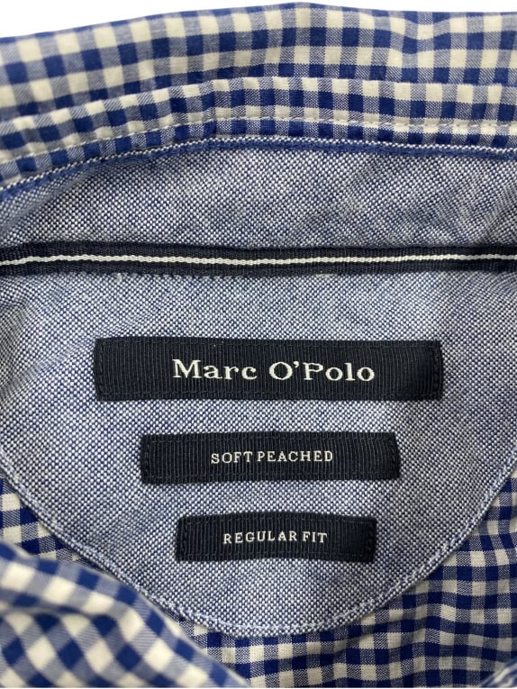 VINTAGE MARC OPOLO ΠΟΥΚΑΜΙΣΟ ΚΑΡΟ ΜΠΛΕ ΑΝΔΡΙΚΟ M/L
