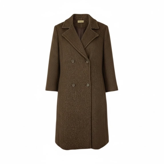 VINTAGE MARELLA BROWN WOOL COAT XL/XXL