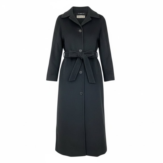 VINTAGE MARELLA CAPPOTTO LUNGO NERO M/L