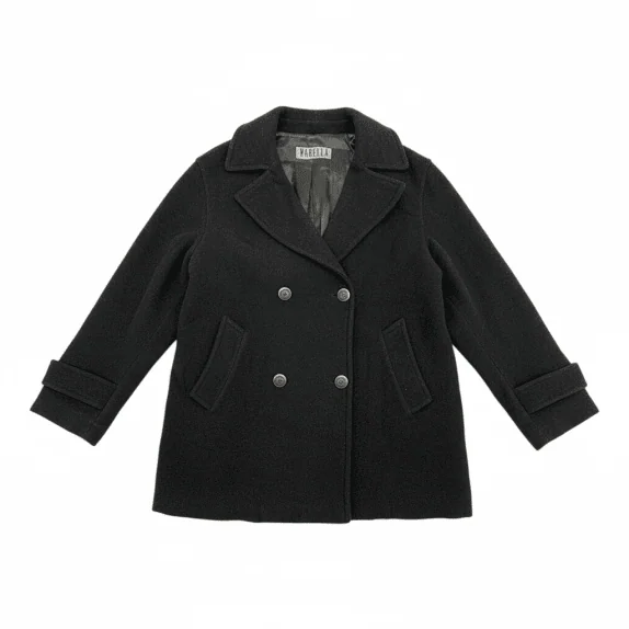 VINTAGE MARELLA DOUBLE BREASTED COAT ANTHRACITE WOMEN M L