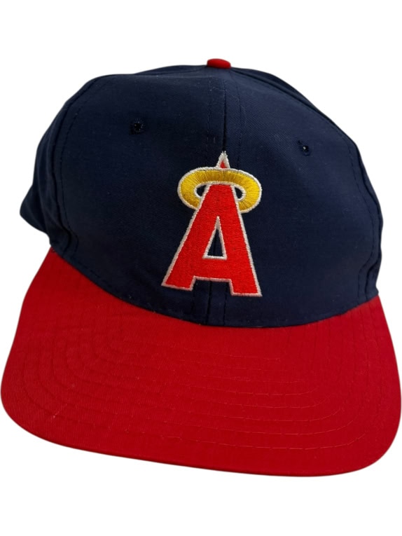 VINTAGE MLB ANAHEIM ANGELS BASEBALL CAP - ΜΠΛΕ/ΚΟΚΚΙΝΟ