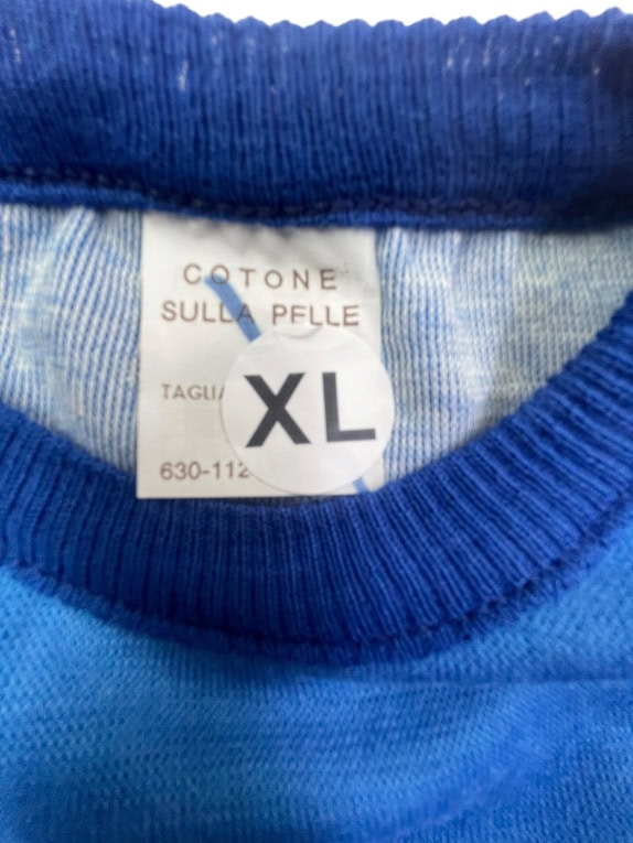 Vintage Blue Tracksuit Set Minimal 90s Unisex XL