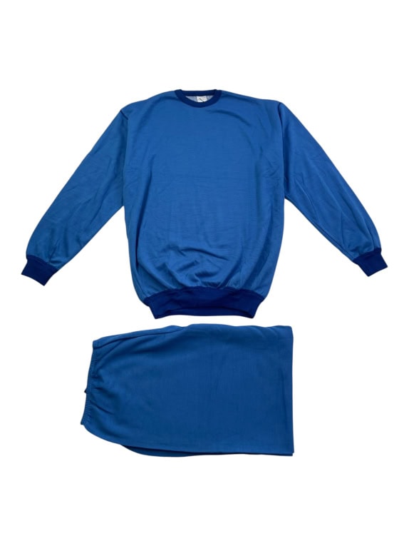 Vintage Blue Tracksuit Set Minimal 90s Unisex XL
