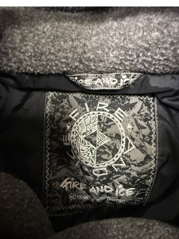 VINTAGE ΜΠΟΥΦΑΝ ANORAK FIRE AND ICE ΜΕ ΚΟΥΚΟΥΛΑ