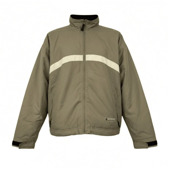 VINTAGE MUCH MORE MEN'S PUFFER OUTDOOR JACKET BEIGE/KHAKI