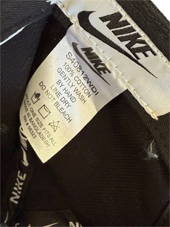 VINTAGE NIKE ΜΑΥΡΟ ΚΑΠΕΛΟ ONE SIZE