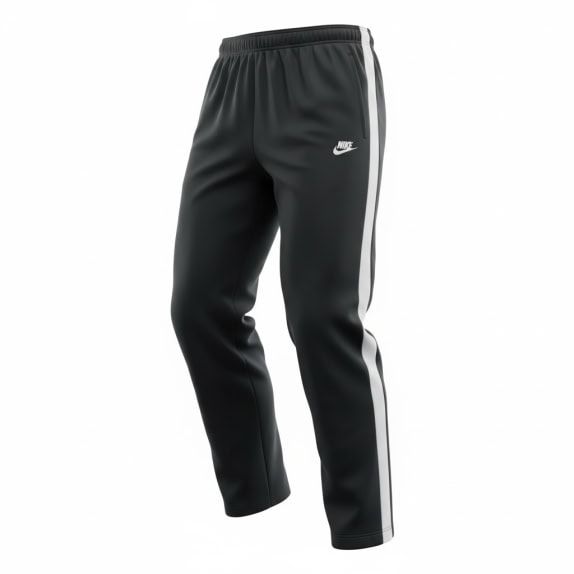 VINTAGE NIKE BLACK TRACK PANTS XXL