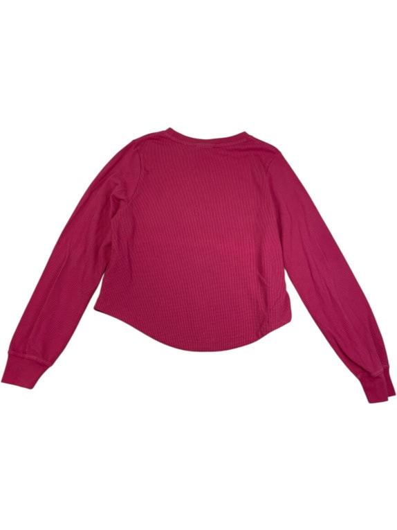 VINTAGE NIKE LONG SLEEVE T-SHIRT LOGO FUCHSIA WOMEN M