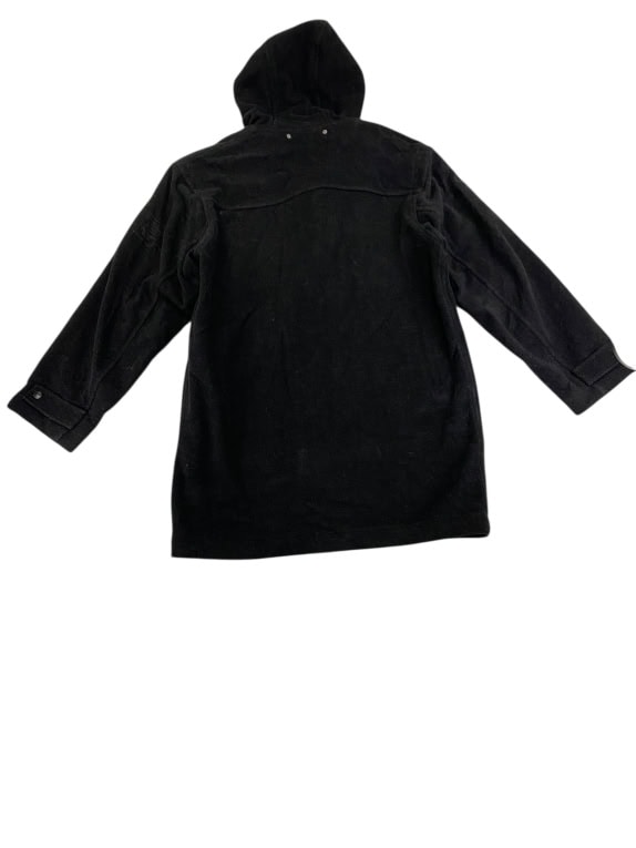 VINTAGE UNBRANDED HOODED COAT BLACK MEN'S L XL