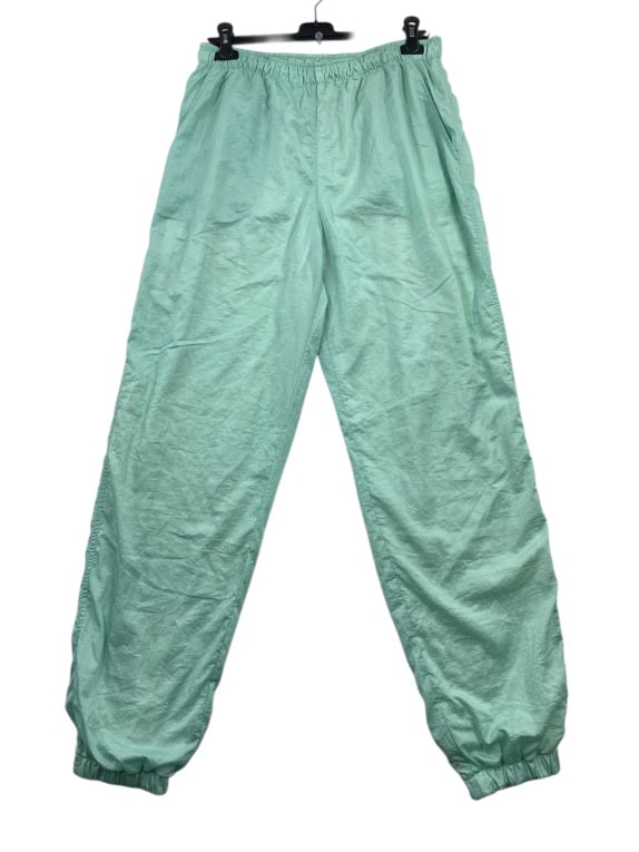 VINTAGE ΠΑΝΤΕΛΟΝΙ ΦΟΡΜΑΣ NYLON WIND BREAKER MINT GREEN ΑΝΔΡΙΚΟ L