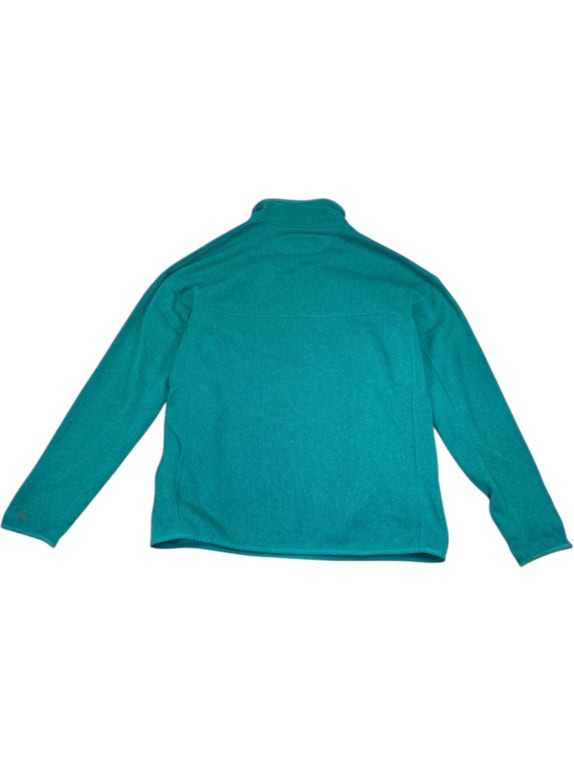 VINTAGE PATAGONIA FLEECE PULLOVER WITH BUTTONS SEAFOAM WOMENS L