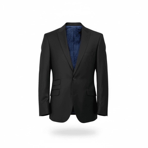 VINTAGE PIERRE CARDIN ΣΑΚΑΚΙ SLIM FIT ΜΑΥΡΟ S