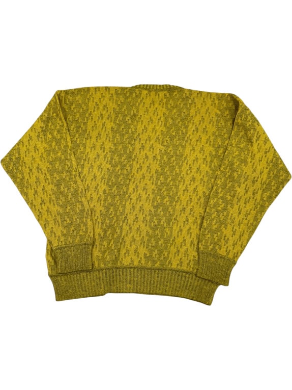 VINTAGE Knit V-Neck Sweater - XL