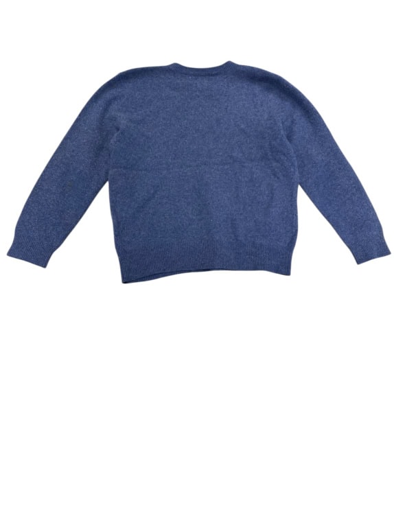 VINTAGE POLO BY RALPH LAUREN KNIT SWEATER MONOCHROME ROYAL BLUE MEN S