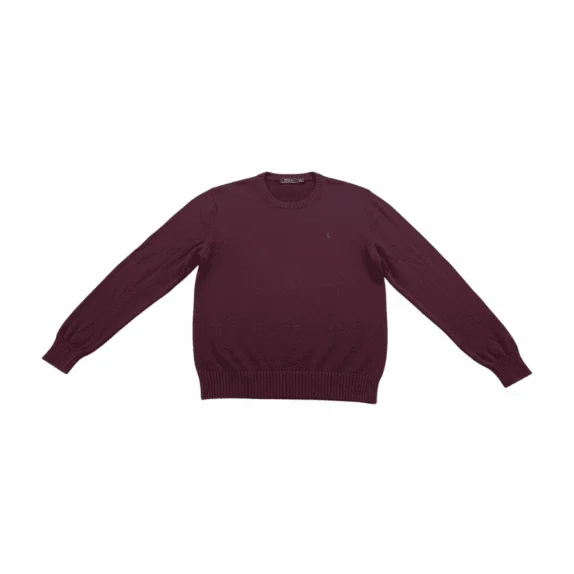 VINTAGE POLO RALPH LAUREN ΠΛΕΚΤΟ ΠΟΥΛΟΒΕΡ ΛΟΓΟΤΥΠΟ ΜΠΟΡΝΤΟ ΑΝΔΡΙΚΟ XL