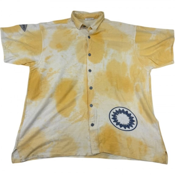 VINTAGE Πουκάμισο Benito Tie-Dye Γεωμετρικό Pattern - L