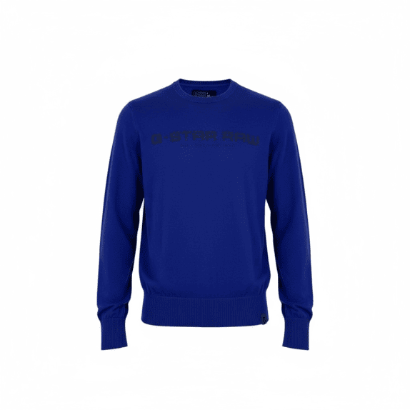 VINTAGE Maglione G-Star Raw Blu, 100% Cotone, Taglia: L