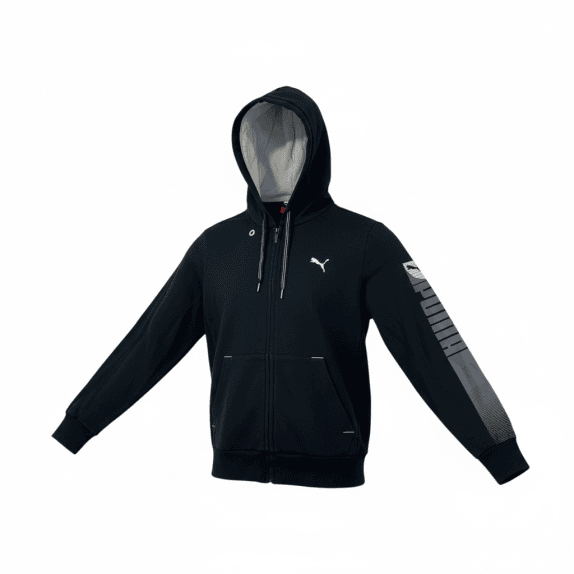VINTAGE PUMA MEN'S ZIP UP HOODIE SIZE S