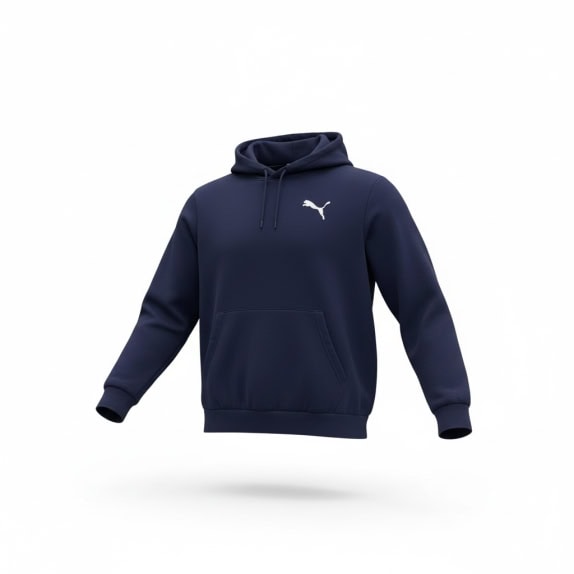 VINTAGE PUMA BLUE HOODIE M