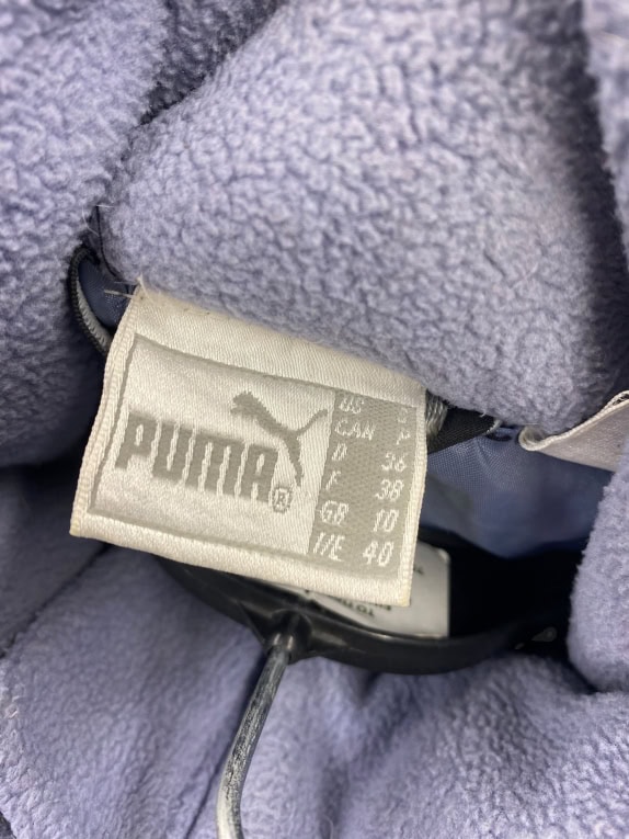 VINTAGE PUMA PUFFER ΜΠΟΥΦΑΝ ΜΑΥΡΟ ΓΥΝΑΙΚΕΙΟ L