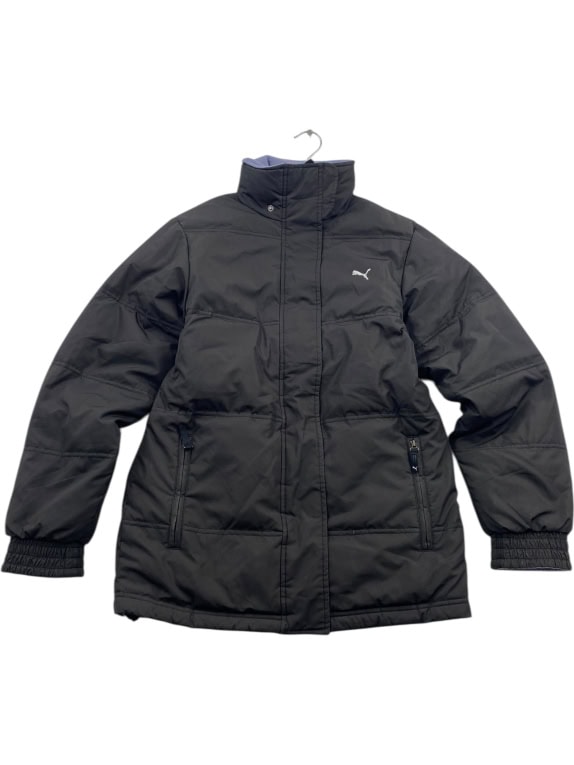 VINTAGE PUMA PUFFER ΜΠΟΥΦΑΝ ΜΑΥΡΟ ΓΥΝΑΙΚΕΙΟ L