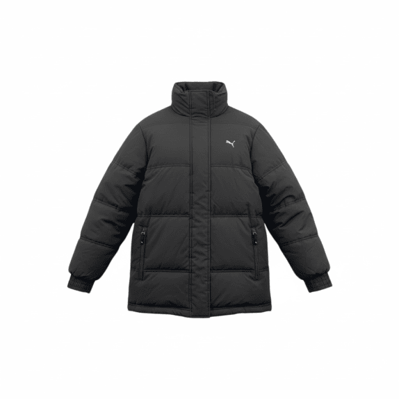 VINTAGE PUMA PUFFER ΜΠΟΥΦΑΝ ΜΑΥΡΟ ΓΥΝΑΙΚΕΙΟ L