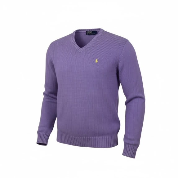 VINTAGE RALPH LAUREN ΜΩΒ ΠΛΕΚΤΗ ΜΠΛΟΥΖΑ L