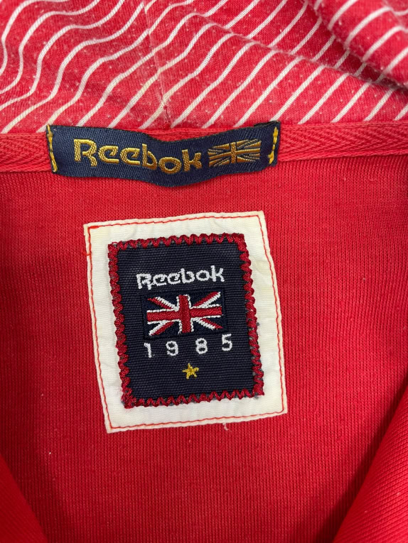 VINTAGE REEBOK FLAG LOGO ΖΑΚΕΤΑ ΜΕ ΚΟΥΚΟΥΛΑ ΑΝΔΡΙΚΟ M