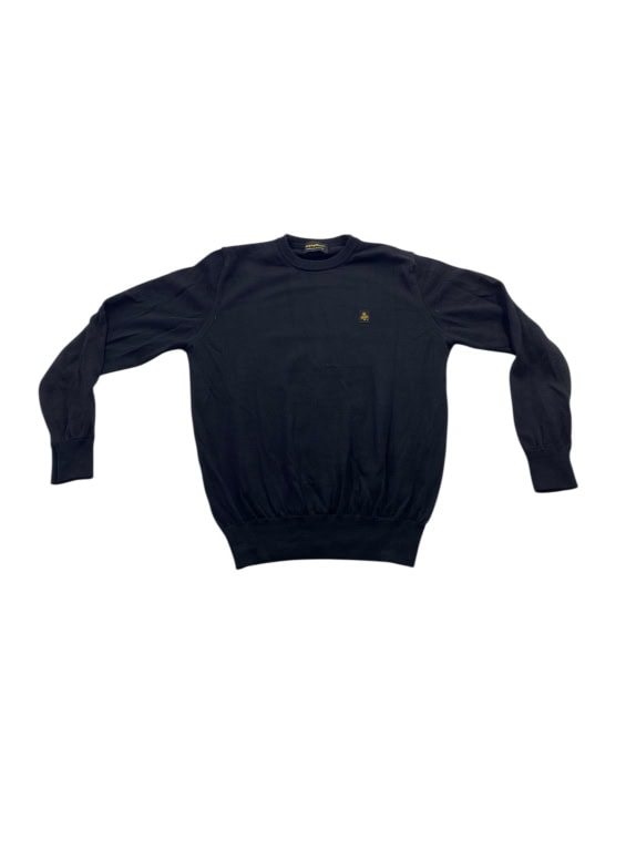 VINTAGE REFRIGIWEAR ΠΛΕΚΤΗ ΜΠΛΟΥΖΑ ΜΕ ΛΑΙΜΟΚΟΨΗ ΜΑΥΡΗ ΑΝΔΡΙΚΗ M