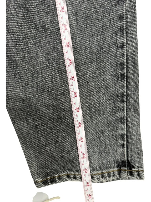 VINTAGE RIFLE MEN'S ACID WASH JEANS GRAY/BLACK M